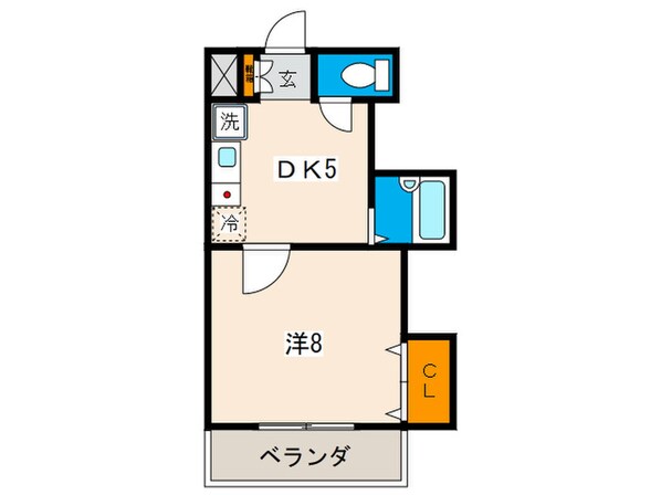 広島畳材６ビルの物件間取画像